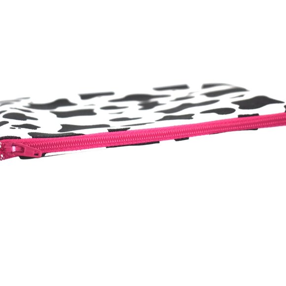 Cow Print Make Up Pouch NWT - Picture 2 of 2